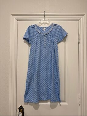 Ladies Aria Cotton Nightgown Pajamas Size Medium